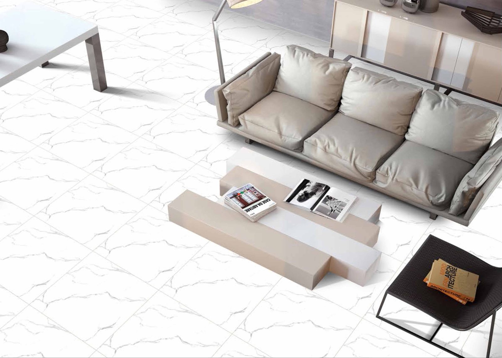porcelain tiles glossy